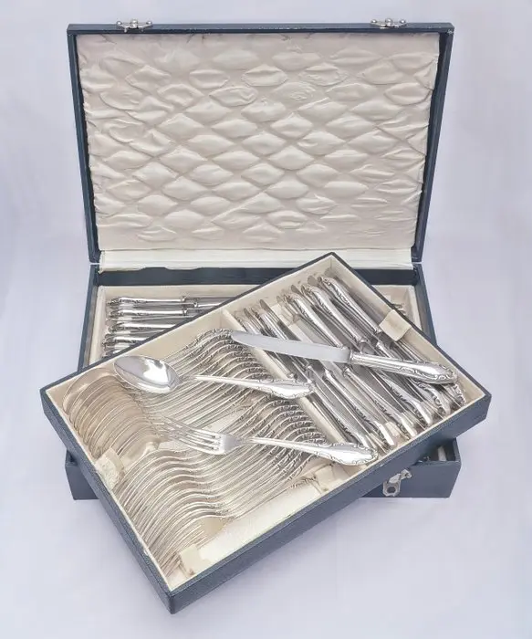 Jäger Solingen - Cutlery set for 12 (84) - 12 persons...