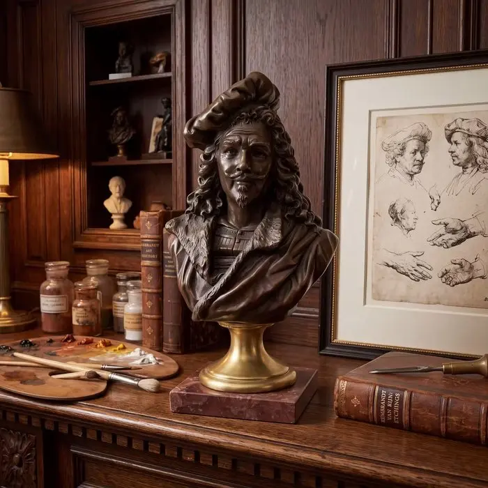 Statue, Rembrandt harmenszoon van Rijn