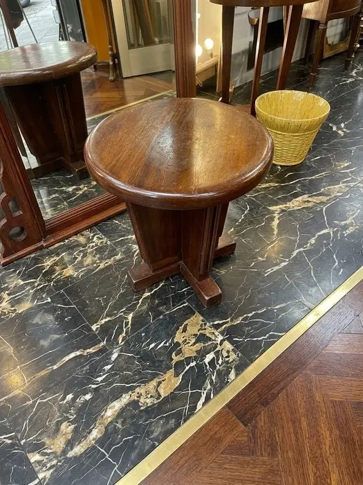Centre table - Wood, Mahogany - Gueridon coffee table Art Deco