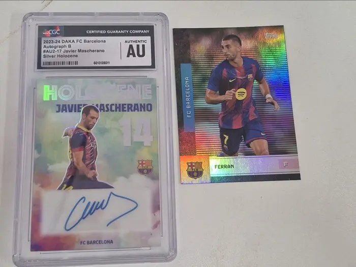 Lotto FC Barcelona Numerato - Mascherano AUTOGRAFO CGC...