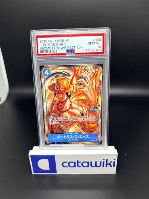 One Piece - 1 Graded card - Portgas D