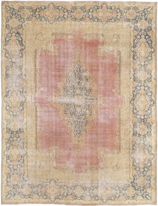 Designer Modern Vintage Art Rug - Carpet - 390 cm - 290 cm - Modern Deco Art