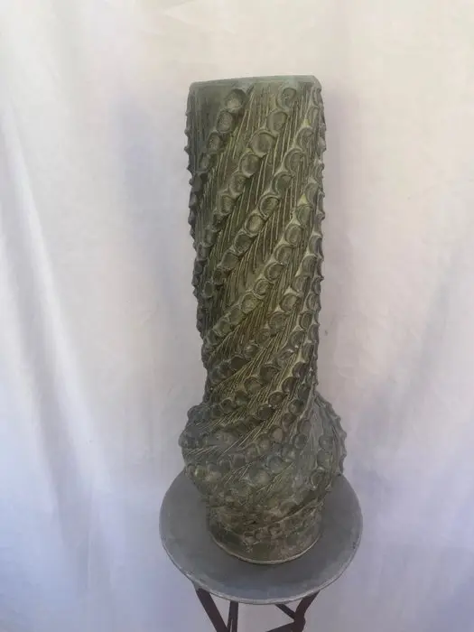 Vase - Stoneware - large Art Deco vase 58