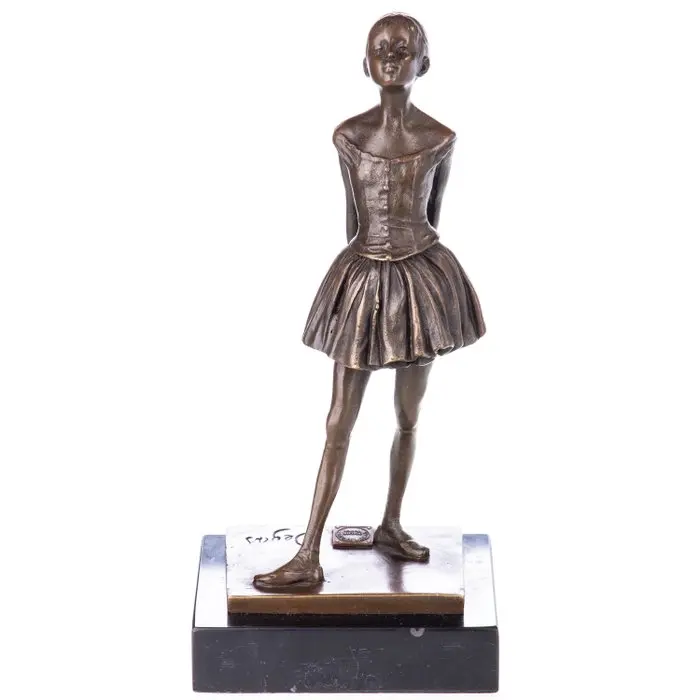 Figure - Bronzefigur "Kleine 14 Jährige Tänzerin" nach...