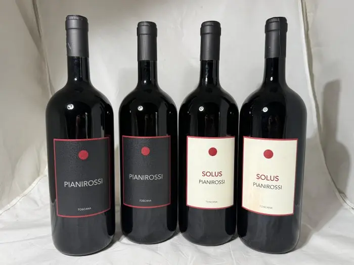 2008 Pianrossi & 2015 Pianirossi Solus - Tuscany IGT - 4 Magnums (1.5L)