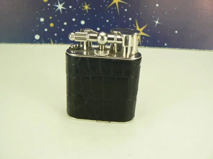Dunhill - Turbo en cuir d'alligator - Pocket lighter...