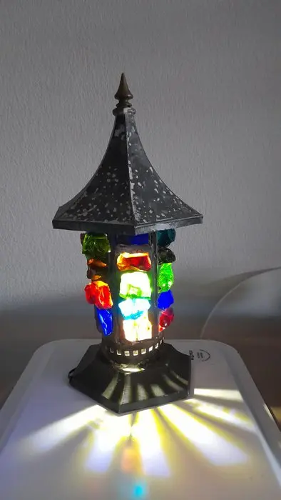 Attributed to Peter March - Table lamp - Iron