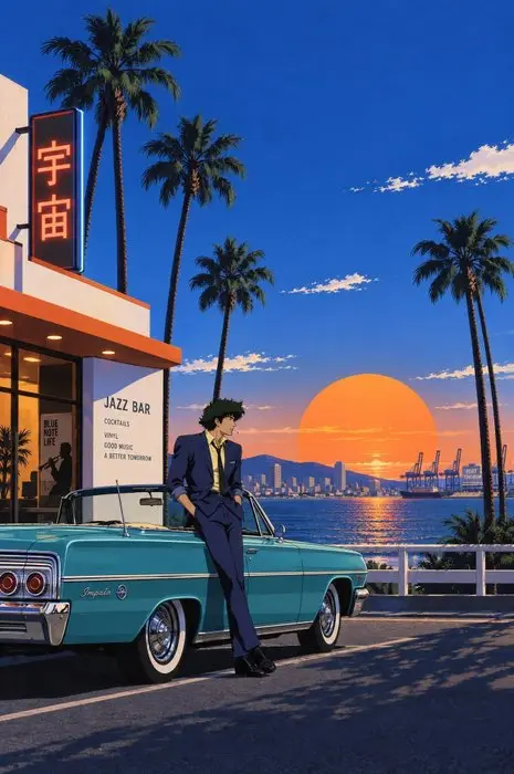 MEDSAN - Spike Spiegel at the Jazz Bar (ジャズバーのスパイク・スピーゲル) - UNIQUE WORK