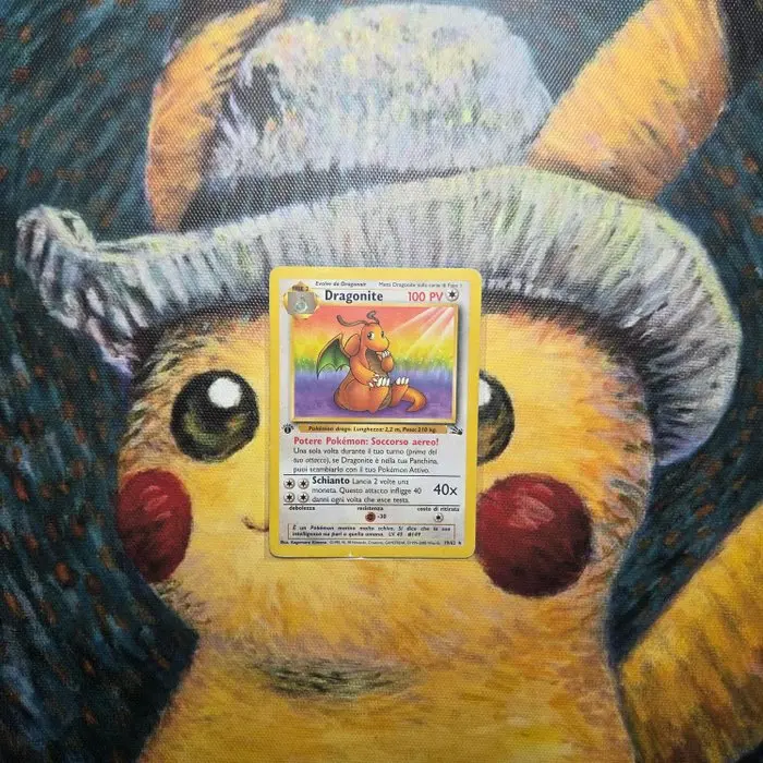 Pokémon Card - Dragonite Fossil First Edition - WOTC