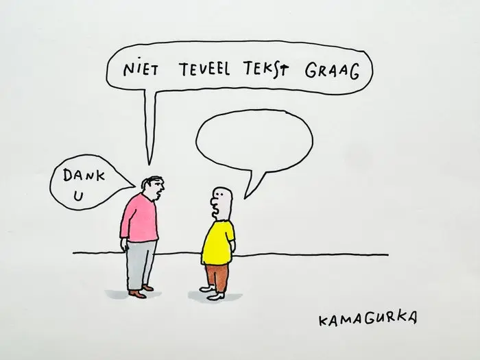 Kamagurka - Niet teveel tekst ....