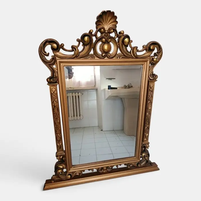 Wall mirror - Wood, Glass