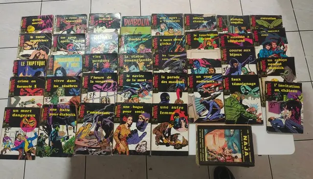 Diabolik - Diabolik - 40 Magazines - First edition - 1966/1970