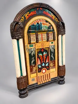 Wall plate - Wood - Jukebox wall plaque