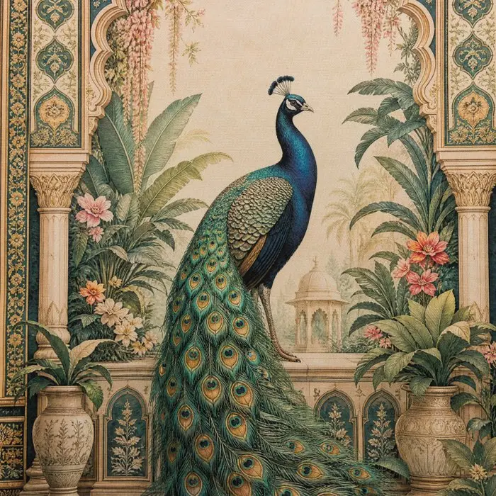Panel - GA009 - Decorative "The Palace Peacock" –...