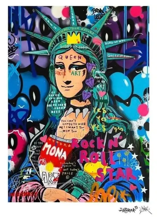 Jisbar et Cope2 (XX-XXI) - Iconic Mona - derniers tirages en stock !