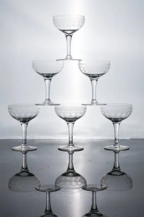 Baccarat - Champagne glass (6) - Glass