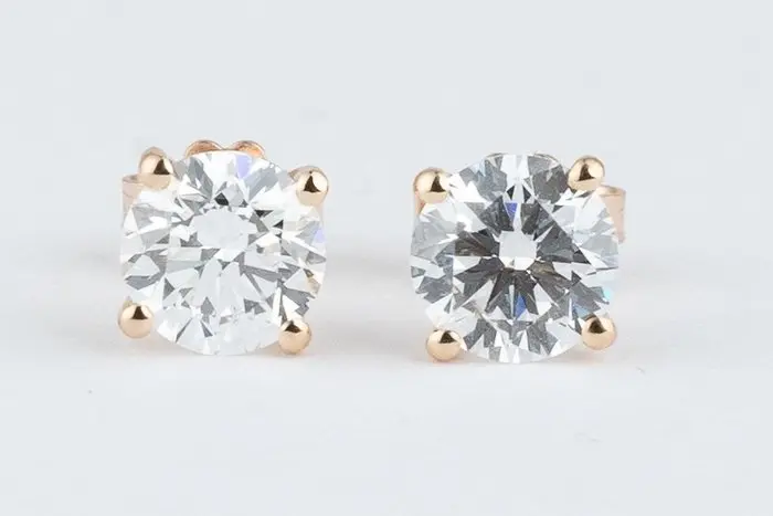 No reserve price - Earrings - 14 kt