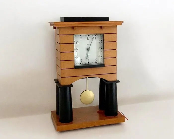 Pendulum clock - Michael Graves per Alessi - Maple wood - 1990-2000