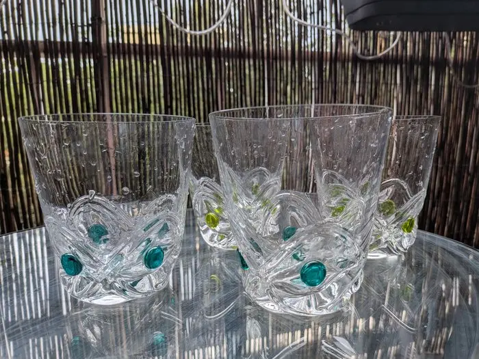 Lalique - Whisky glass (4) - Florida - Crystal