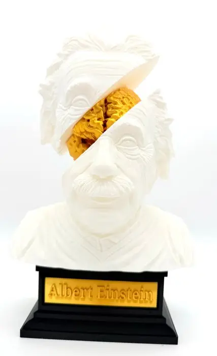 PYTHIA - Bust, Einstein's Golden Mind - 25 cm - Plastic - 2026