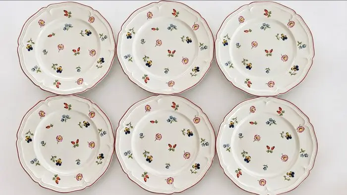 Villeroy & Boch - 6 Assiettes Entremet Dessert - Table...