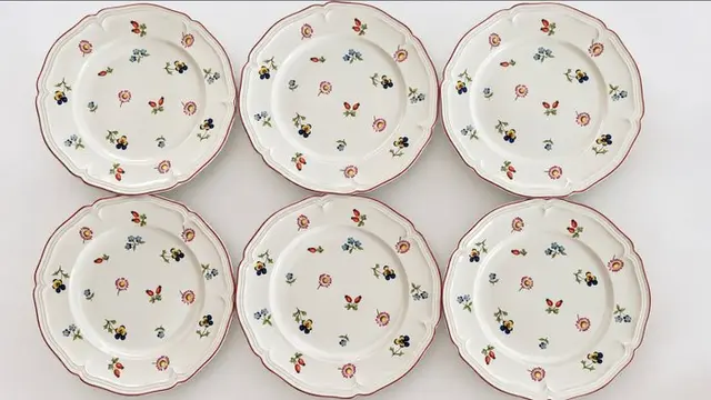 Villeroy & Boch - 6 Assiettes Entremet Dessert - Table...