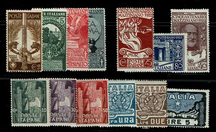 Italy Kingdom 1911/1923 - Lot of stamps in complete sets