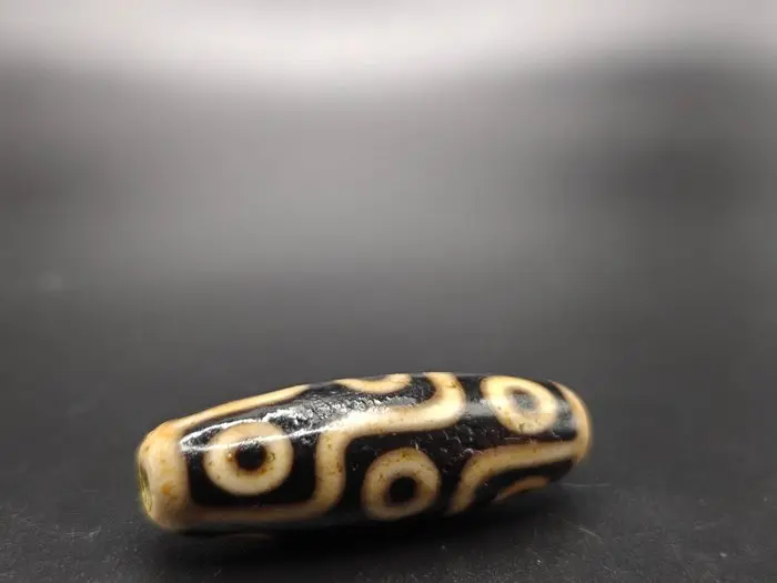 Very Old Tibetan Agate 9 Eyes Dzi - For Health