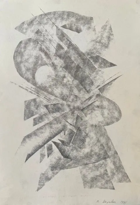 Vladimir Yakoubovitch - Composition ( recto-verso)