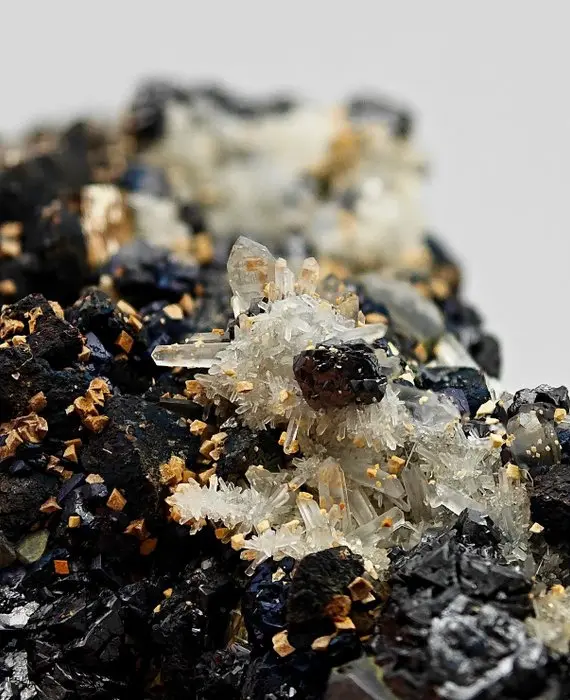 Golden pyrite with sphalerite