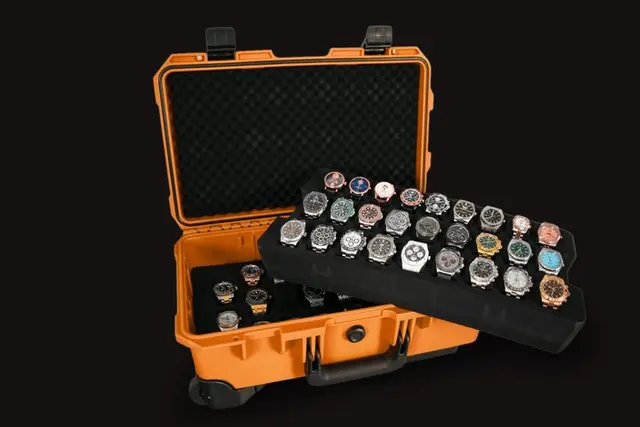 Indestructible Watch Suitcase for 50 Watches - Timepiece...