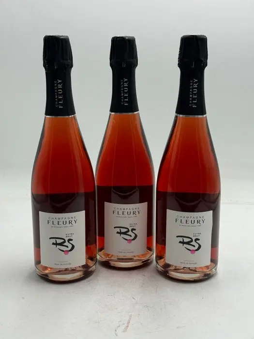Fleury, Fleury Rosé de Saignée - Champagne Extra Brut - 3 Bottles (0.75L)