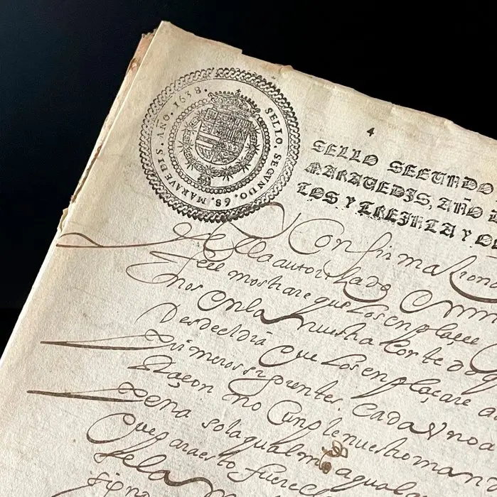 Manuscrito - Año 1638