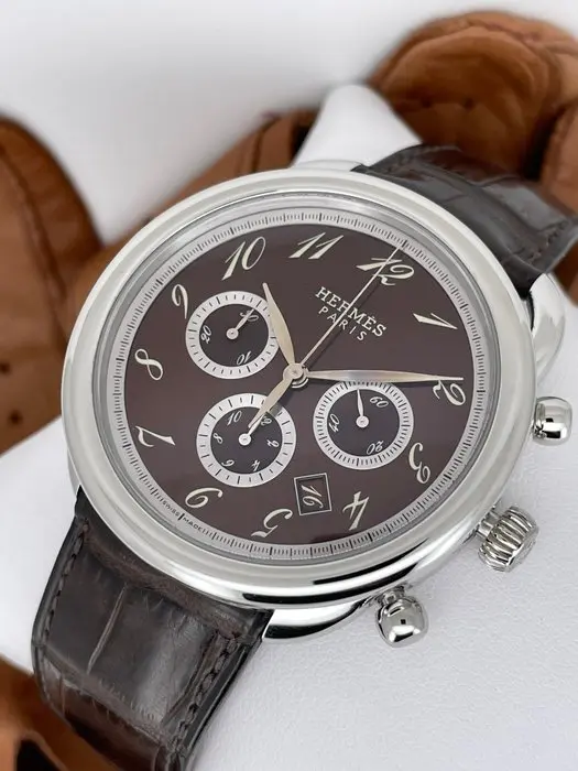 Hermès - Arceau Chronograph Automatic - AR4.910 - Men - 2010-2020
