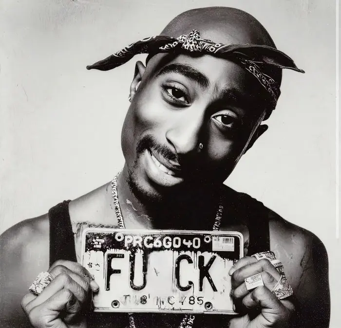 Eric Brumette - 2 PAC WANTED 2 - Toile L - LIMITED EDITION