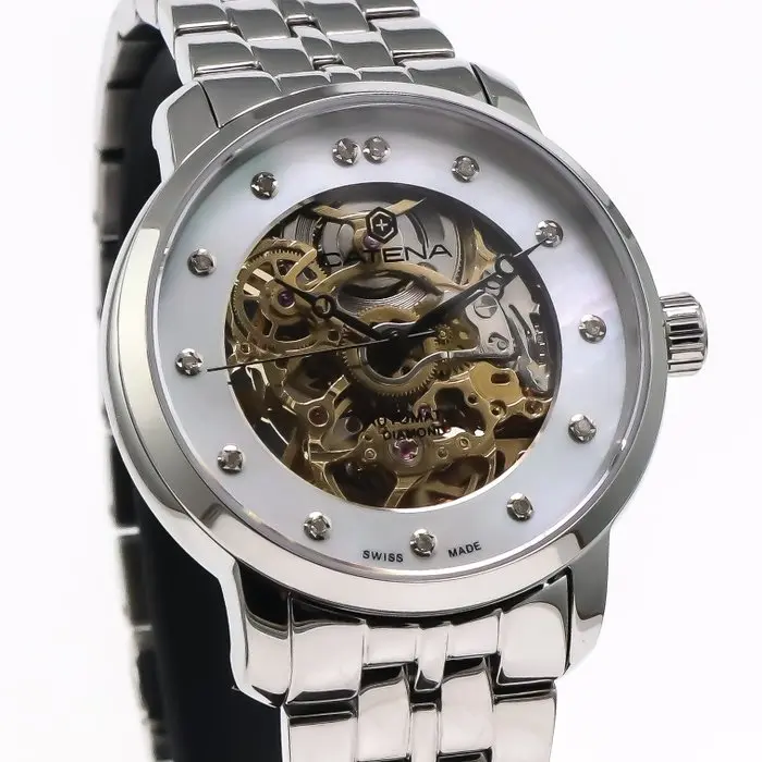 Catena - Skeleton Automatic Diamond Swiss Watch...