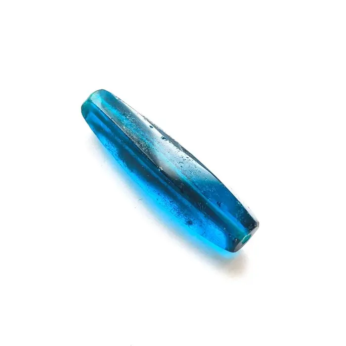 Ancient Burmese Blue Archaic Glass Rare and Important...