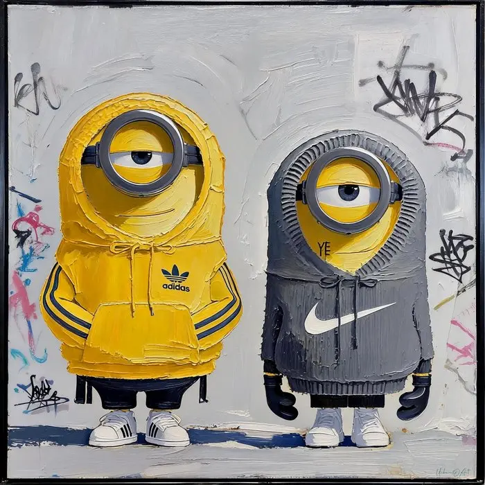 Urban3DArt (1971) - Minion sports Limited Edition Art numérique mixte