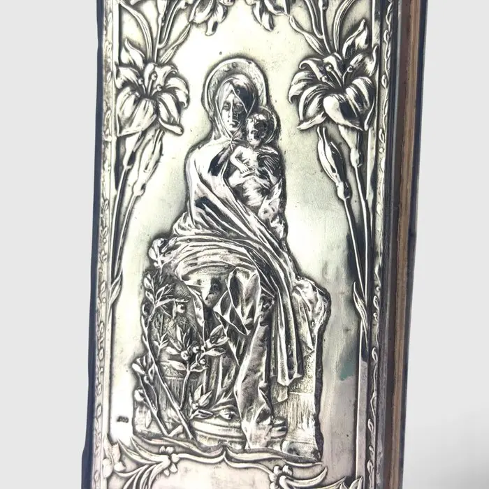 Sac. G. Borsieri - Con Dio Art Nouveau 800 silver - 1908