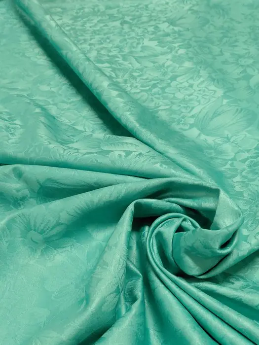 “Molteni Vintage Anni ’70 – Jacquard Floreale Verde Giada...