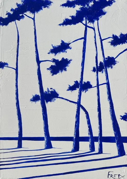 Fred - Sainte-Marine - bleu outremer