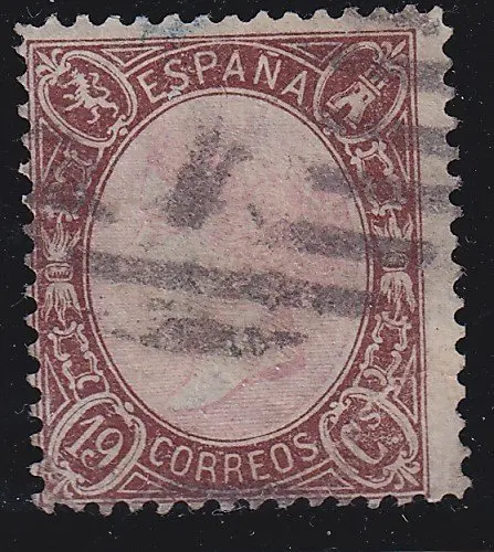 Spain - 1865 - Isabel II - Edifil 77 - 19 cuartos