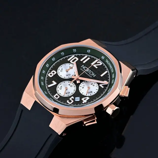 Norton - Loggia - Chronograph - Oro Rosa - Quadrante...