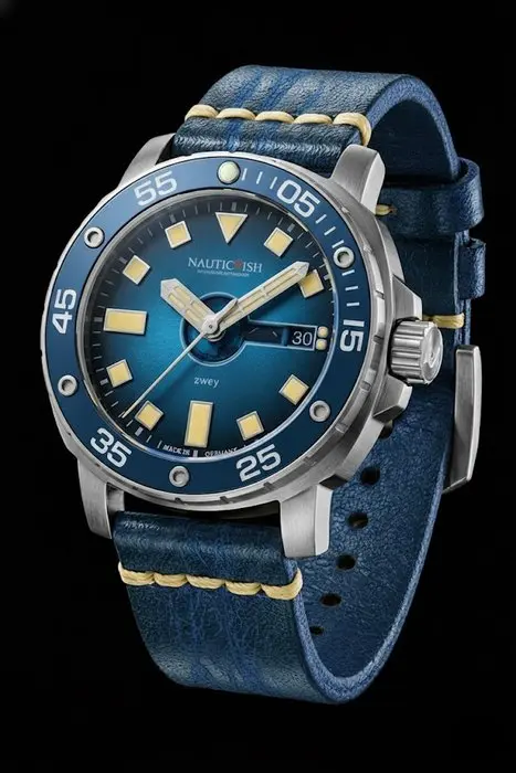 NauticFish - Zwey Blao Pro - Diver Watch - water...