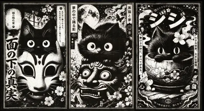 Æ (XX-XXI) - BUNDLE!! – Jiji: Midnight Tales of Japan (2026) – Triptych