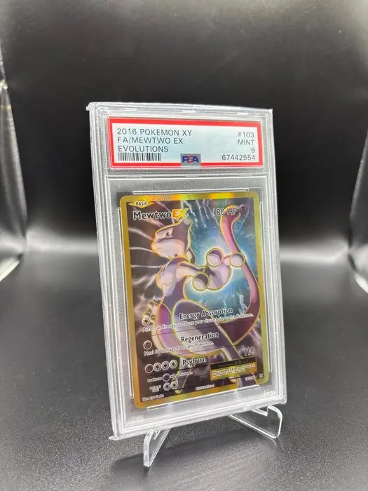 Pokémon - 1 Graded card - Mewtwo EX 103 Full art - PSA 9 - XY - Evolutions