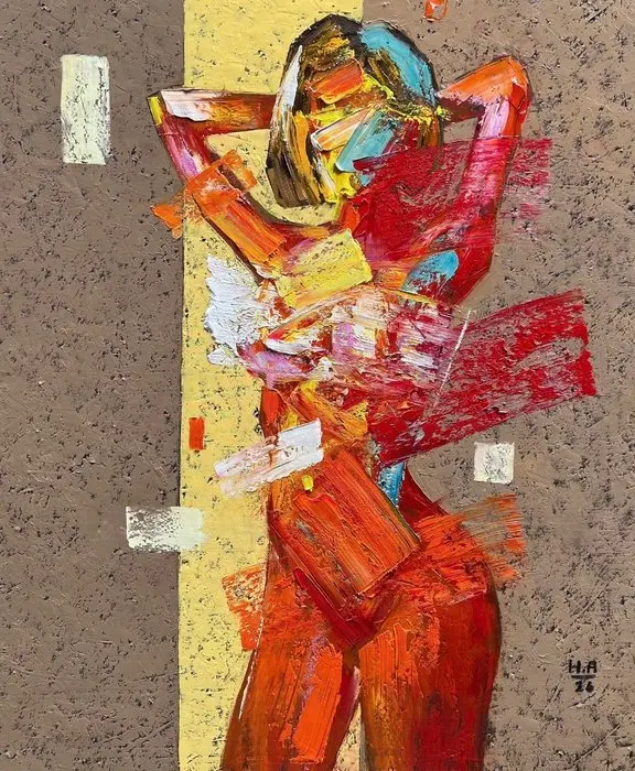 Hoang Anh - Écorce d’Âme ↑120 →100 cm