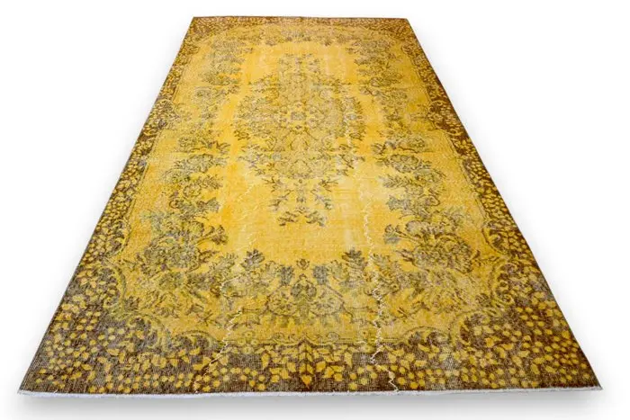 Yellow vintage - Rug - 295 cm - 165 cm - with certificate