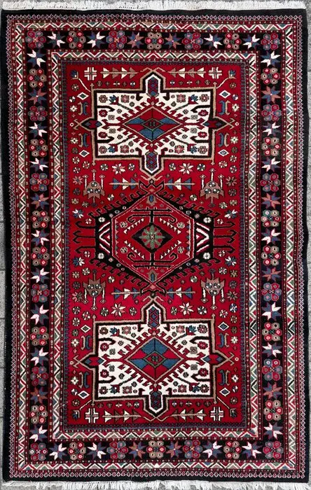 Indo Afshar - (Cleaned) - hand-knotted - wool - Carpet - 290 cm - 187 cm