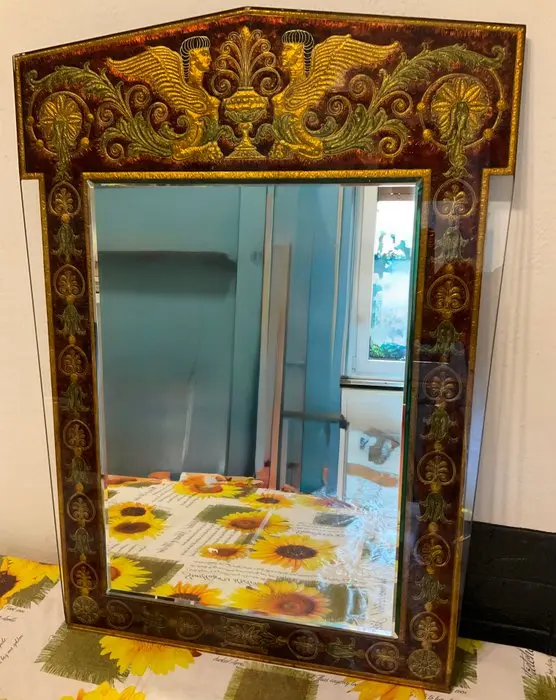 Rima - Wall mirror - Crystal, glass - Vintage, Empire style